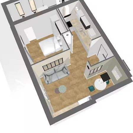 Appartchic - Appartement Standing - Plein Centre & Parking Prive Créon Dış mekan fotoğraf