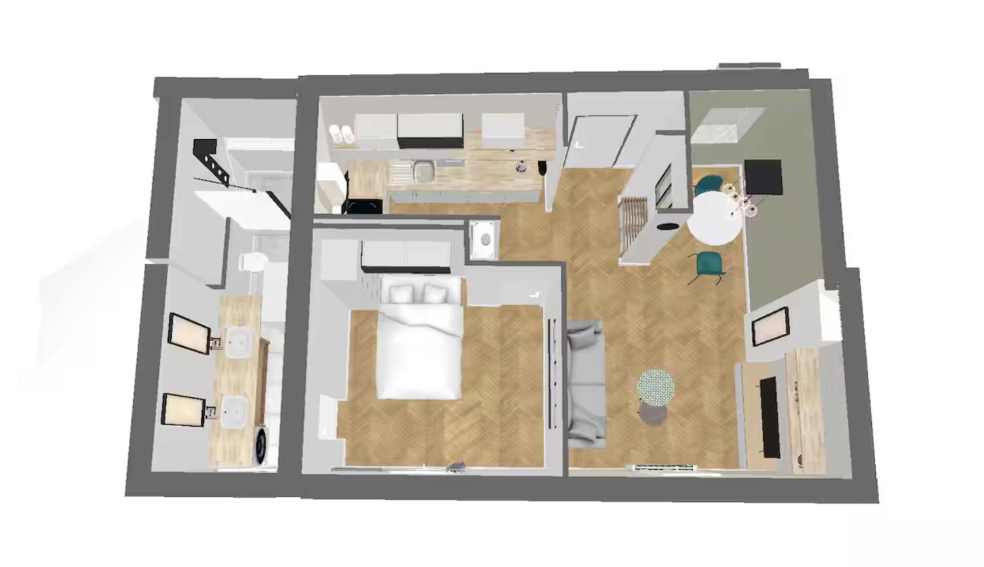 Appartchic - Appartement Standing - Plein Centre & Parking Prive Créon Dış mekan fotoğraf